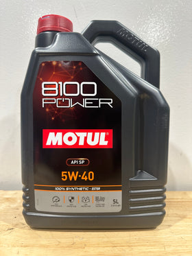 Motul Full Synthetic 5W-40 8100 Power 5L - 0