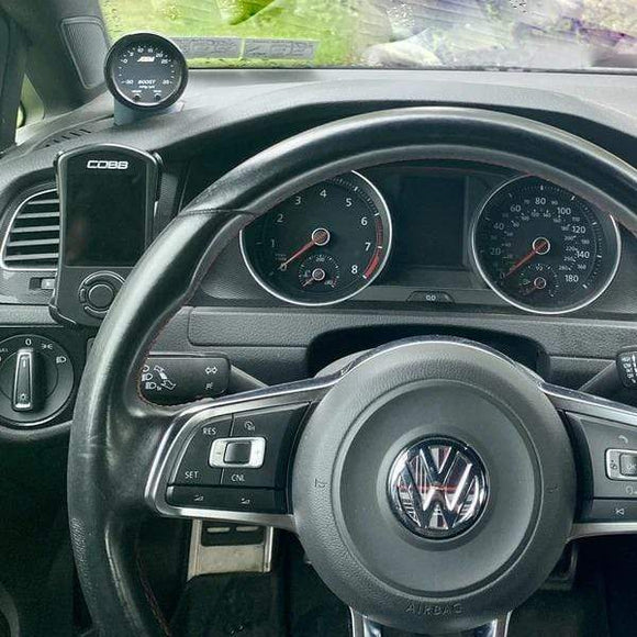 CJM Industries Left AC Vent Accessport Mount VW MK7/7.5 GTI & Golf R 2015-2020