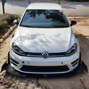 CJM Industries Chassis Mounted Splitter V3 - VW MK7 Golf R | 2022139-7RTS3-1