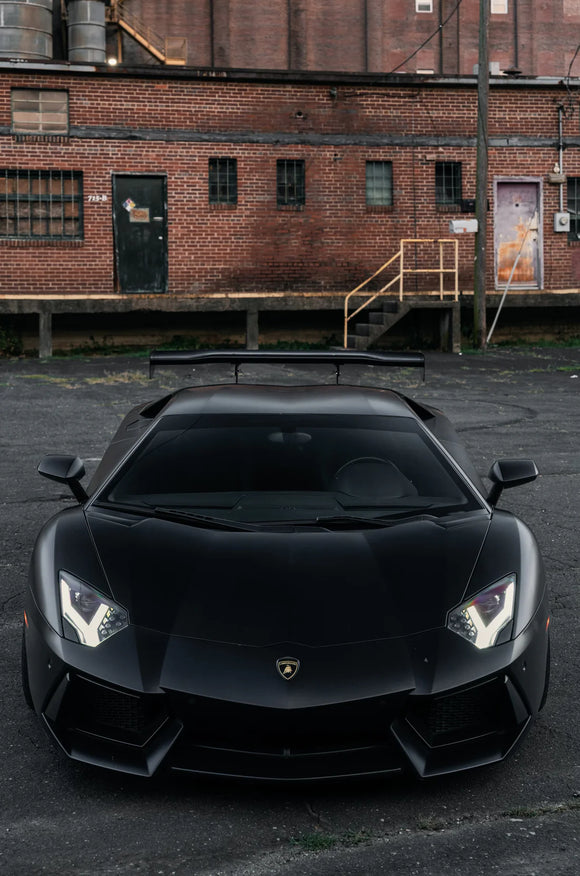 CHASIS MOUNTED CARBON APR SPOILER AND DIFFUSER - AVENTADOR