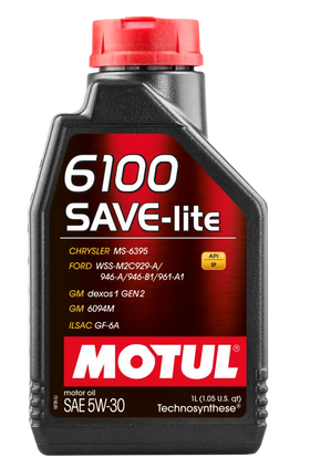 Motul 6100 SAVE-lite Motor Oil 5W-30, 1L