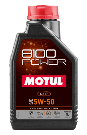 Motul 1L Synthetic Engine Oil 8100 Power 5W50