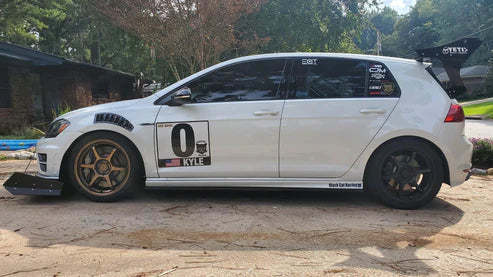 CJM Industries Chassis Mounted Splitter V3 - VW MK7 Golf R | 2022139-7RTS3