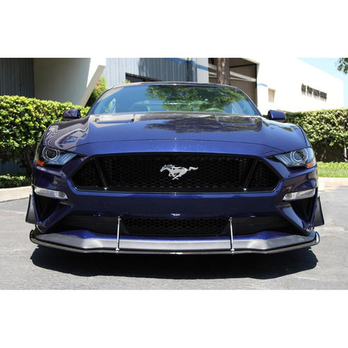 CARBON FIBER Front Bumper Canards 2018- Up Mustang 2018-Up