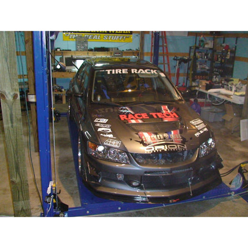 CARBON FIBER Wind Splitter With Rods Mitsubishi/EVO 9 2006-2007 - 0