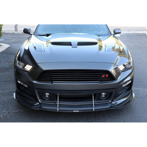 CARBON FIBER Wind Splitter With Rods Roush Mustang 2015-17
