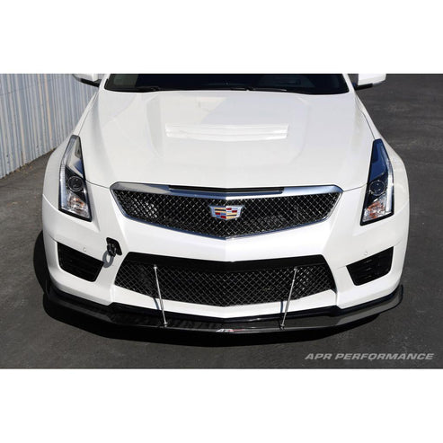 CARBON FIBER Wind Splitter With Rods Cadillac ATS-V 2016-19 - 0