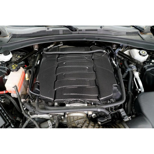 CARBON FIBER Engine Cover Package Camaro Chevrolet Camaro SS 2016-UP