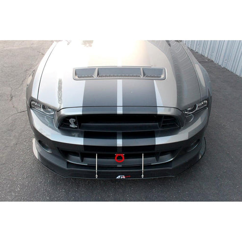 CARBON FIBER Wind Splitter With Rods Shelby GT500 2011-14