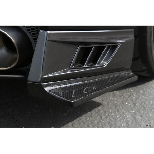 CARBON FIBER Rear Bumper Skirts GTR Nissan GTR 2017-UP