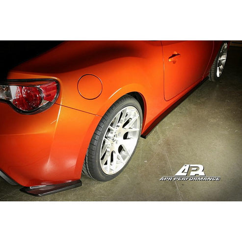 CARBON FIBER Rear Bumper Skirts FRS/BRZ Scion FRS/Subaru BRZ 2013-16 FR-S 2013-u - 0