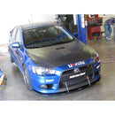 CARBON FIBER Wind Splitter With Rods Mitsubishi/Lancer Ralliart 2009-16-2