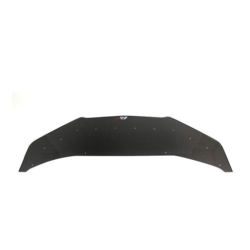 CARBON FIBER Wind Splitter With Rods Civic Type R W/ Factory airdam 2017-UP