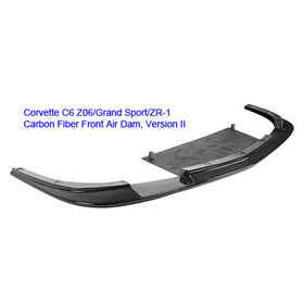 CARBON FIBER Front Airdam Version II Chevrolet Corvette/C6 ZO6.Grand Sport and Z
