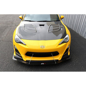 CARBON FIBER Wind Splitter With Rods Scion FR-S TRD/Series 1.0 2015 - 0