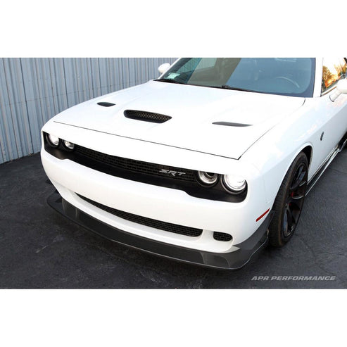 CARBON FIBER Front Airdam Dodge Challenger Hellcat 2015-Up - 0