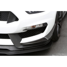 CARBON FIBER Front Bumper Canards Shelby GT350 2016-19 - 0