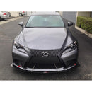 CARBON FIBER Wind Splitter With Rods Lexus IS250/350 F Sport 2014-15-2