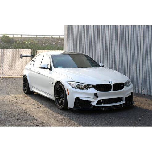 CARBON FIBER Wind Splitter With Rods BMW F80/82 M3/4 W/ M Performance Airdam 201