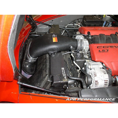 CARBON FIBER Radiator Cooling Shroud Chevrolet/Corvette C6 2005-13 - 0