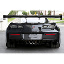 CARBON FIBER GTC-500 Corvette/ C7 Z06/Grand Sport Chassis Mount Wing 74" 2014- U-2