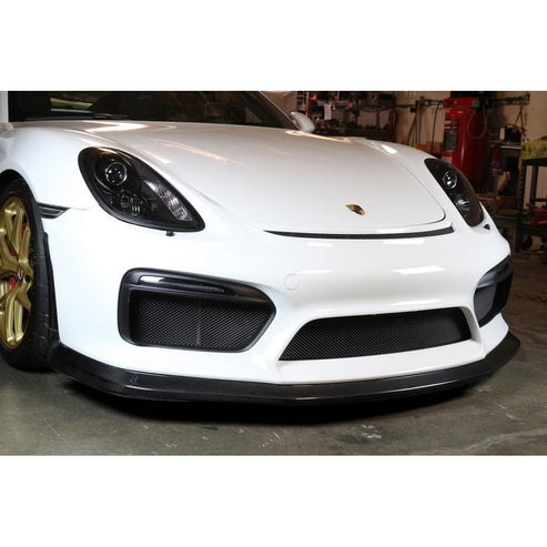 CARBON FIBER Carbon fiber Front Airdam Porsche Cayman GT4 2015-16 - 0