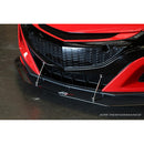 CARBON FIBER Wind Splitter With Rods Acura NSX 2016-UP-3