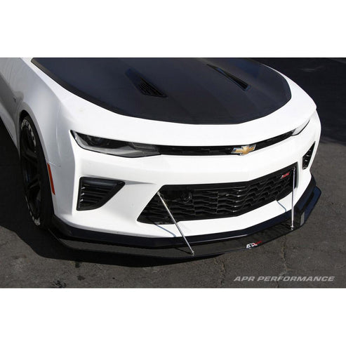 CARBON FIBER Wind Splitter With Rods Chevrolet/ Camaro SS 1LE 2016-UP