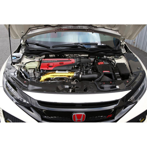 CARBON FIBER Radiator Cooling Shroud ( Center) Honda Civic Type R 2017-Up - 0