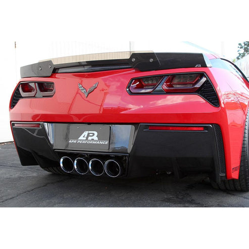 CARBON FIBER Rear Spoiler Version II Track Pack W/O Wickerbill Chevrolet/C7 Corv
