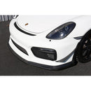 CARBON FIBER Front Bumper Canards Porsche 981 Cayman GT4 2015-16-2