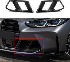 PLM Dry Carbon Front Bumper Lower Vent Set - BMW G80 G82 M3 M4