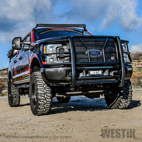 Westin 19-21 GMC Sierra 1500 HDX Modular Grille Guard - Stainless Steel