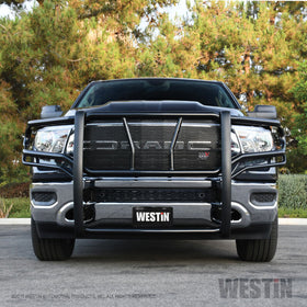 Westin 19-21 GMC Sierra 1500 HDX Modular Grille Guard - Stainless Steel - 0