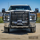 Westin 19-22 Dodge Ram 2500/3500 HDX Winch Mount Grille Guard & Winch Tray - Black-2