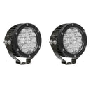 Westin Axis LED Auxiliary Light 4.75 inch Round Flood w/3W Osram (Set of 2) - Black-1