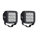 Westin Axis LED Auxiliary Light 4.5 inch x 4.5 inch Square Spot w/3W Osram (Set of 2) - Black-1