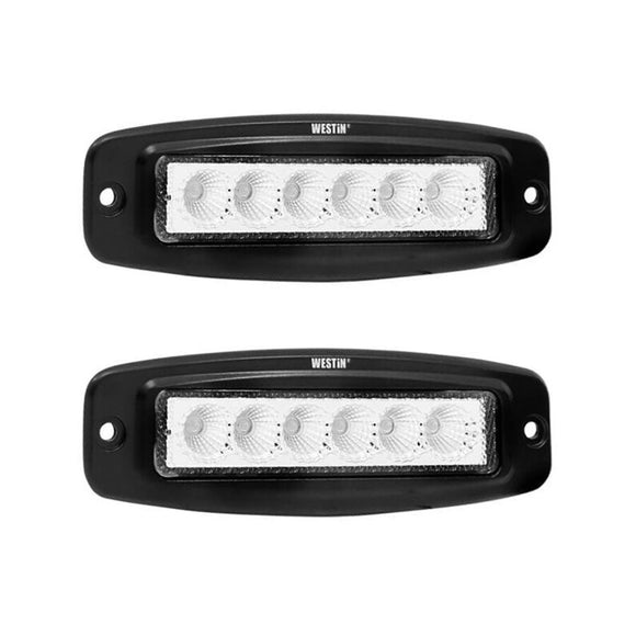 Westin Single Row 6 x 3W Bridgelux w/terminated wiring (set of 2) - Black