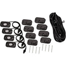Westin Universal LED Rock Light Kit - 4 Lights - 14ft 9in Wiring Harness & Switch-2