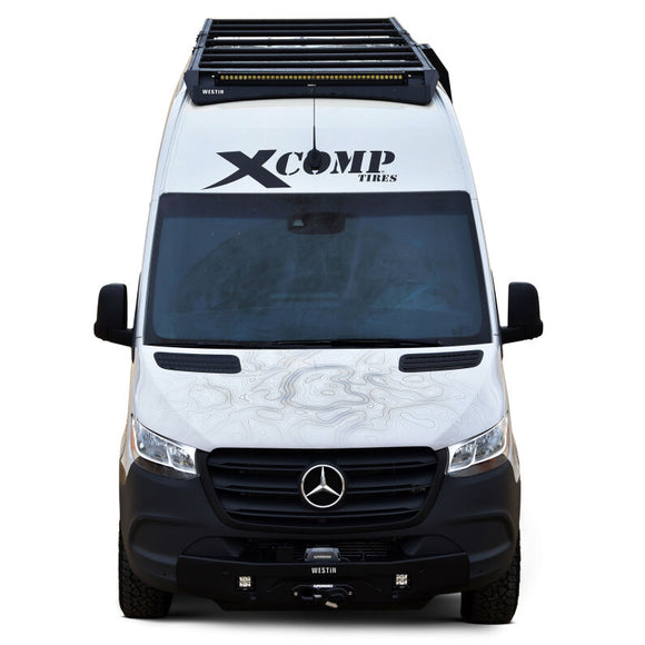 Westin 19-23 Mercedes-Benz Sprinter 144in WB/High Roof Mesa Roof Rack - Textured Black