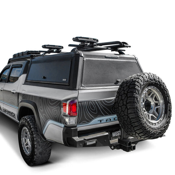 Westin 05-23 Toyota Tacoma 5.2ft. Bed EXP Truck Cap - Black (BOX 1 & BOX 2 KIT)