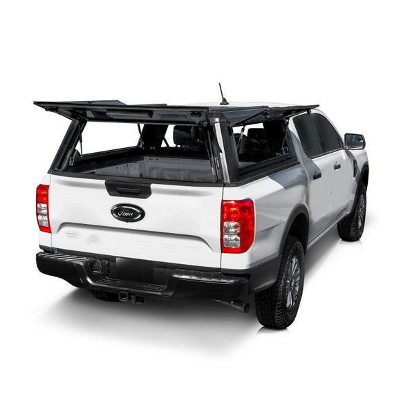 Westin 2024 Ford Ranger Crew Cab 5ft Bed EXP Truck Cap - Black - BOX 1 & BOX 2 (COMPLETE KIT)