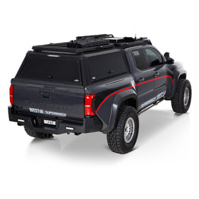 Westin 2024 Tacoma 5ft. Bed EXP Truck Cap Black - BOX 1 & BOX 2 (COMPLETE KIT) - 0