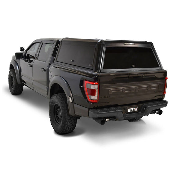 Westin 21-24 F-150 CC 5.5ft. Bed EXP Truck Cap - Black (BOX 1 & BOX 2 KIT)