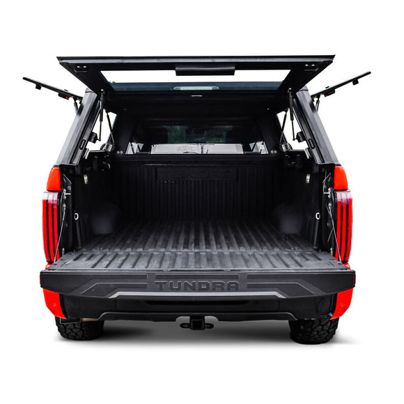 Westin 22-24 Toyota Tundra CC 5.5ft. Bed EXP Truck Cap Black - BOX 1 & BOX 2 (COMPLETE KIT)