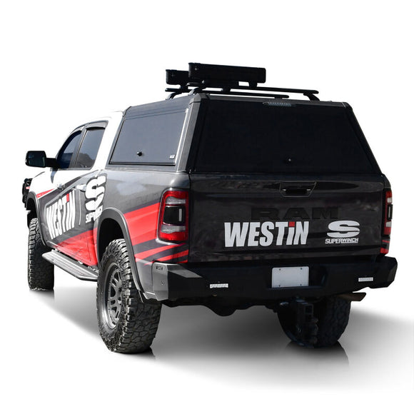 Westin 19-24 RAM 1500 5.7ft. Bed (Excl. Classic) EXP Truck Cap - Black (BOX 1 & BOX 2 KIT)