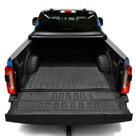 Westin 17-24 Ford F-250/350 Super Duty 6.75ft. Bed Soft Tri-Fold Tonneau Cover - Black - 0