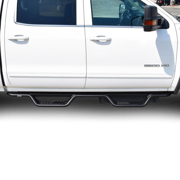 Westin 04-13 Chevrolet Silverado Outlaw Drop Nerf Step Bar - Textured Black
