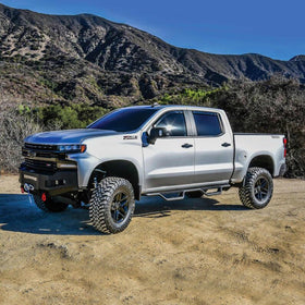 Westin 19-22 Chevrolet Silverado / GMC Sierra Crew Cab Outlaw Nerf Step Bars - 0