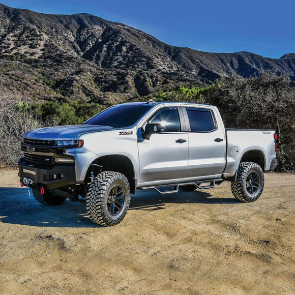 Westin 19-22 Chevrolet Silverado / GMC Sierra Crew Cab Outlaw Nerf Step Bars